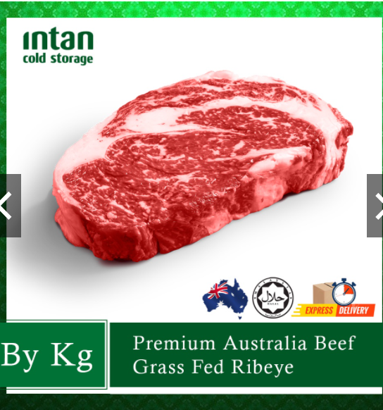 PREMIUM AUSTRALIA GRASS FED BEEF - RIBEYE (APPROX. ± 225 GRAM)