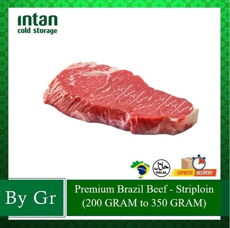Premium Brazil Beef - Striploin by/ Sirloin Steak ( ± 320 Gram )