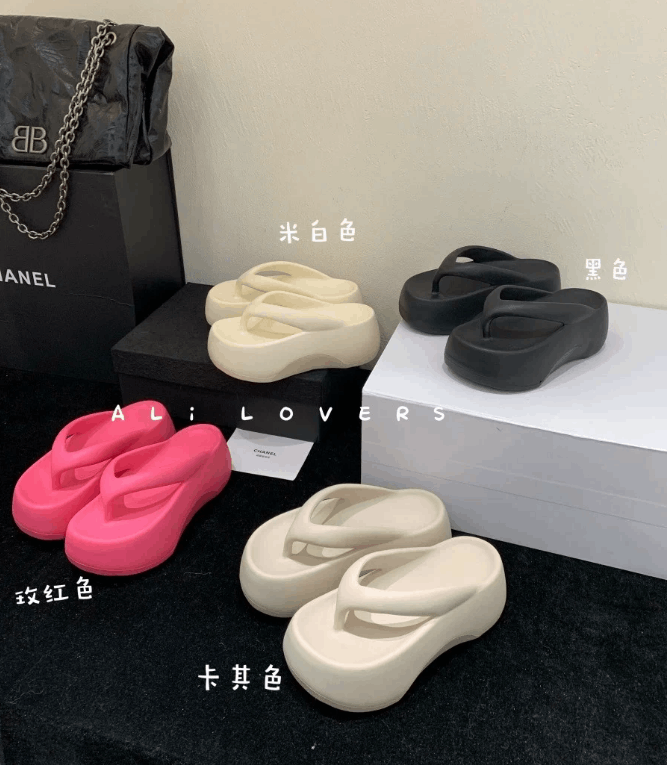 52921 Ali QR001Thick-soled flip-flops 52923
