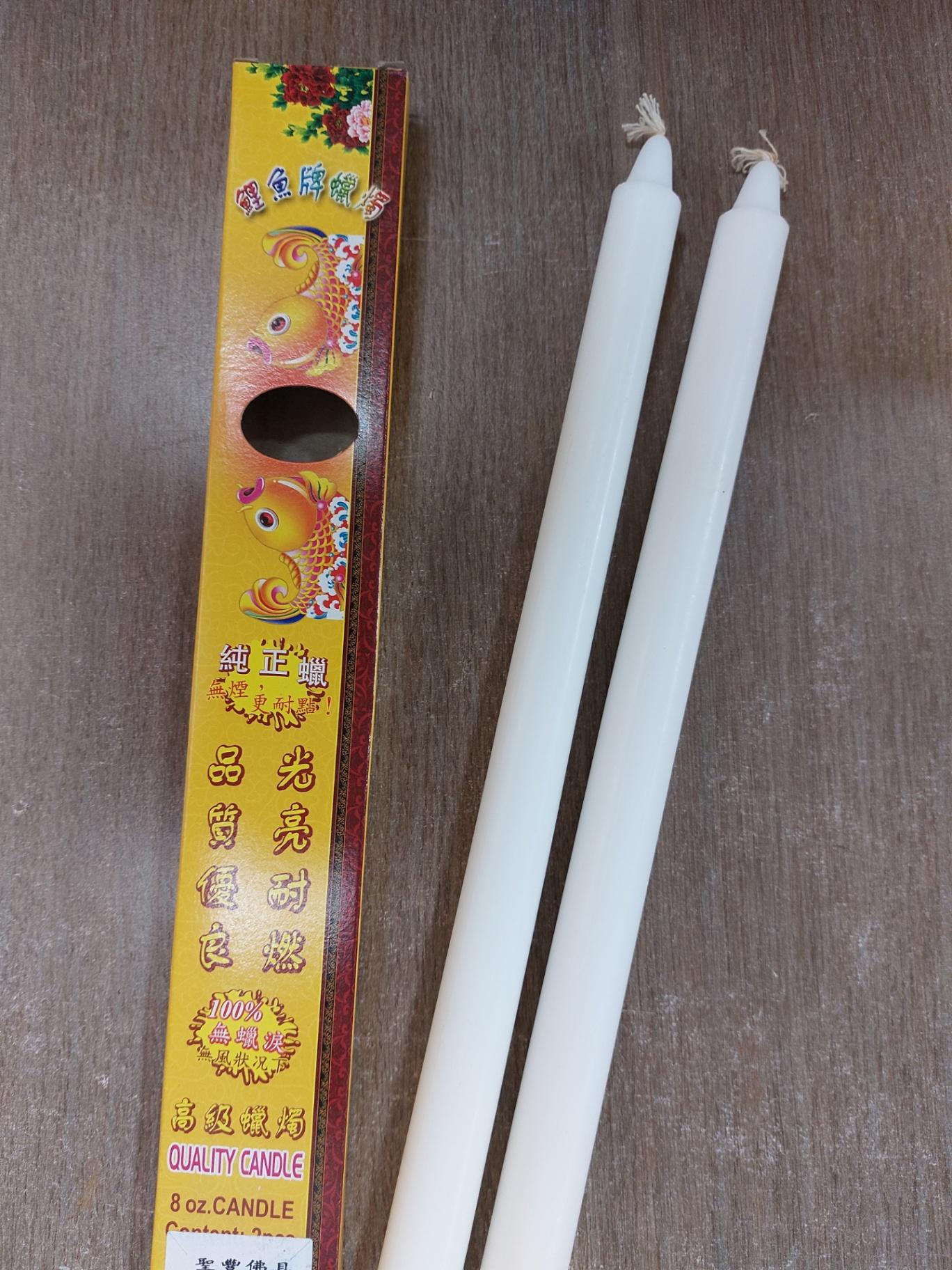 8安士蜡烛(白色)