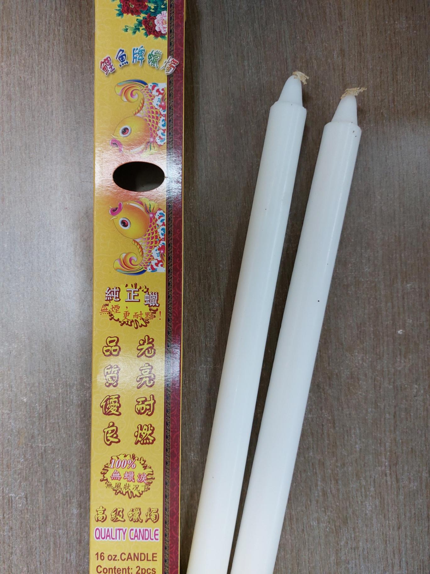 16安士蜡烛(白色)