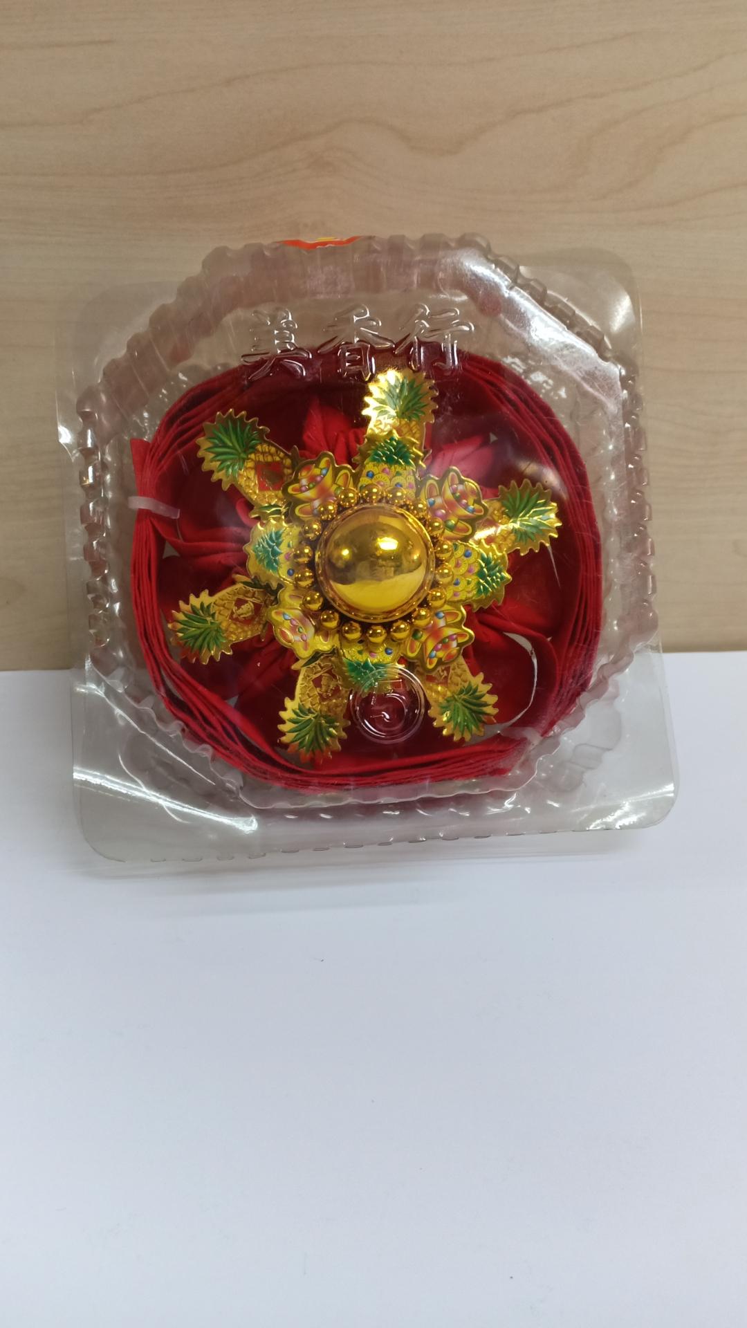 5号金朱招财红布球