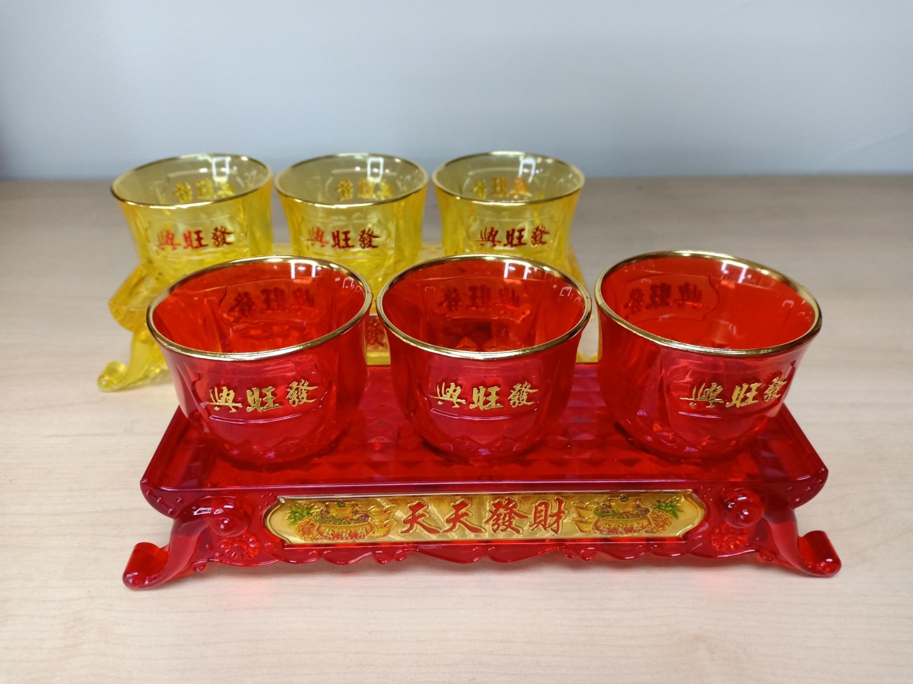 3头水晶杯 （跌不破）