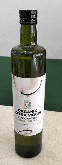 E/V Coconut oil 750ML , c/p. org