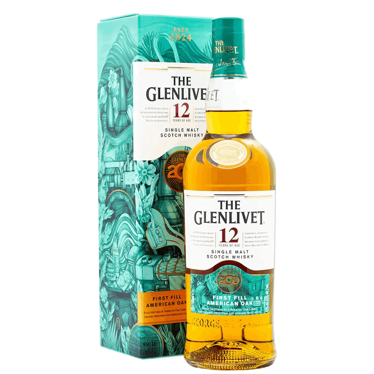 THE GLENLIVET 12YRS 200 YEARS EDITION 75CL