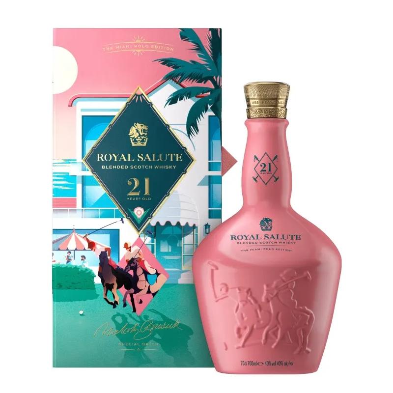 ROYAL SALUTE 21YRS - POLO MIAMI EDITION 70CL