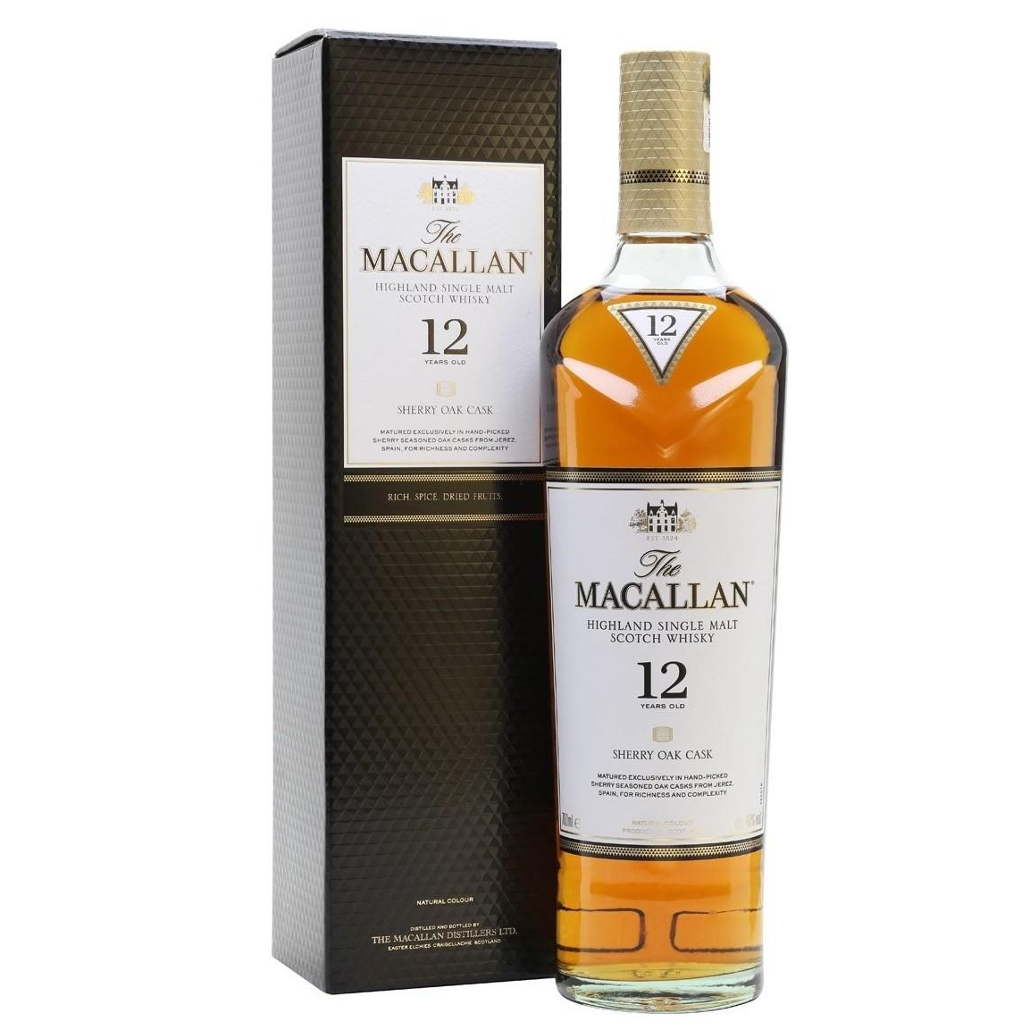 THE MACALLAN 12YRS SHERRY OAK 70CL