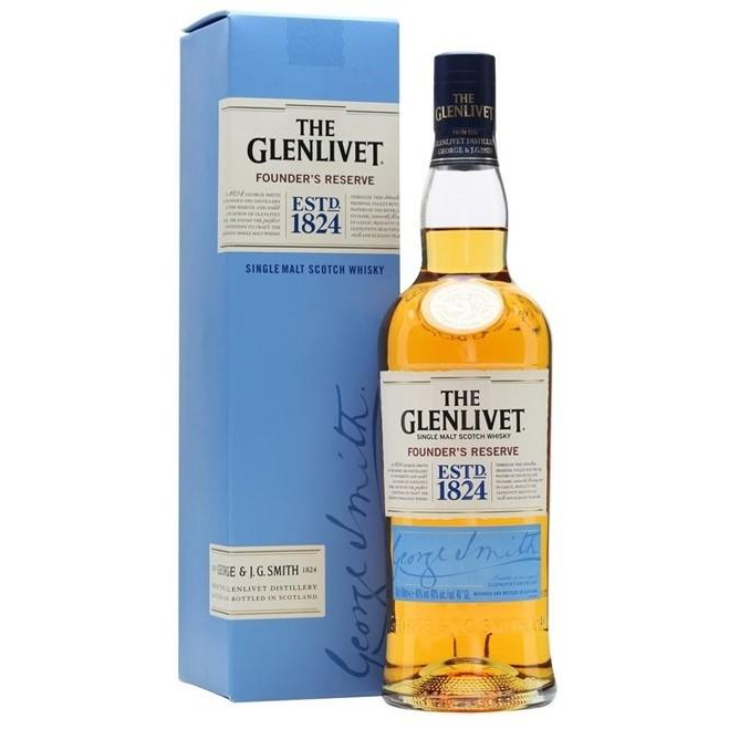 THE GLENLIVET FOUNDER RESERVE 70CL