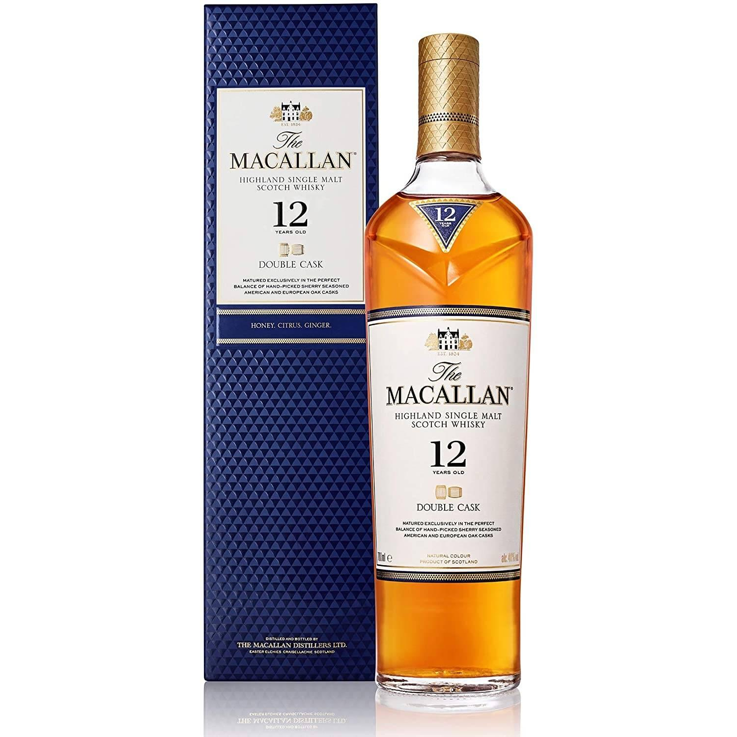 THE MACALLAN 12YRS DOUBLE CASK 70CL
