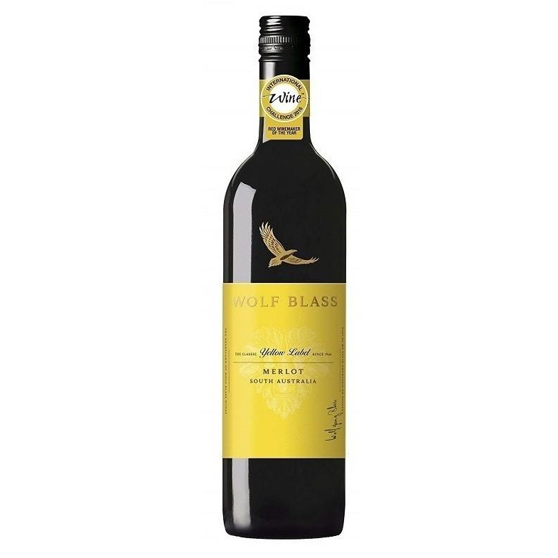 WOLF BLASS YELLOW LABEL MERLOT 75CL