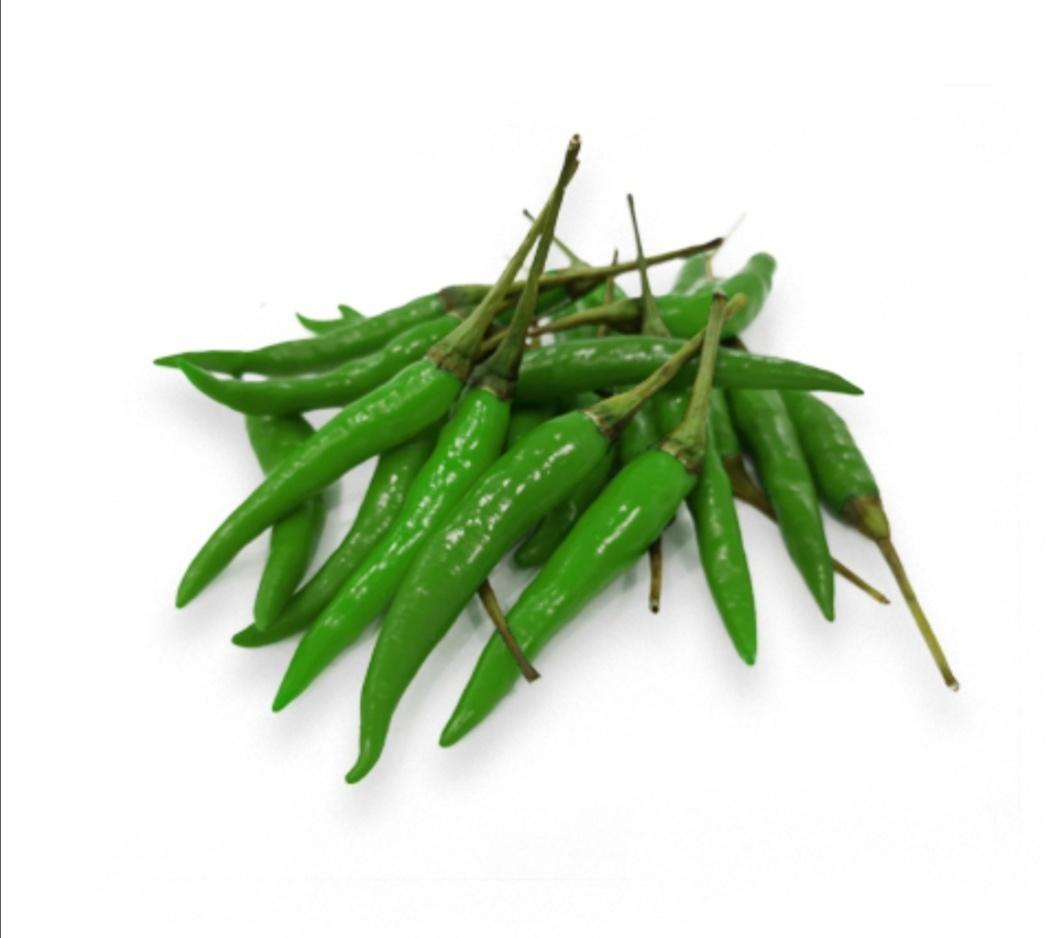 青小辣椒 cili padi green