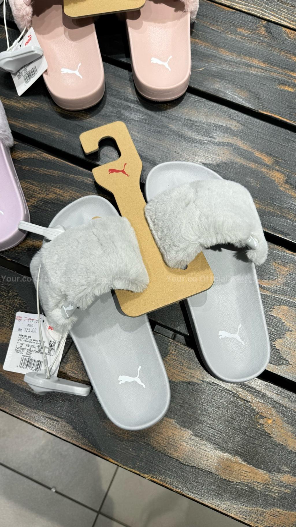 PUMA 毛毛拖鞋