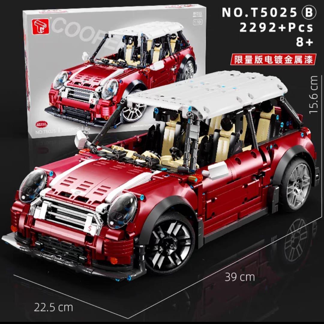 TECHNOLOGY - Maroon Mini Cooper 1:1 (T5025)