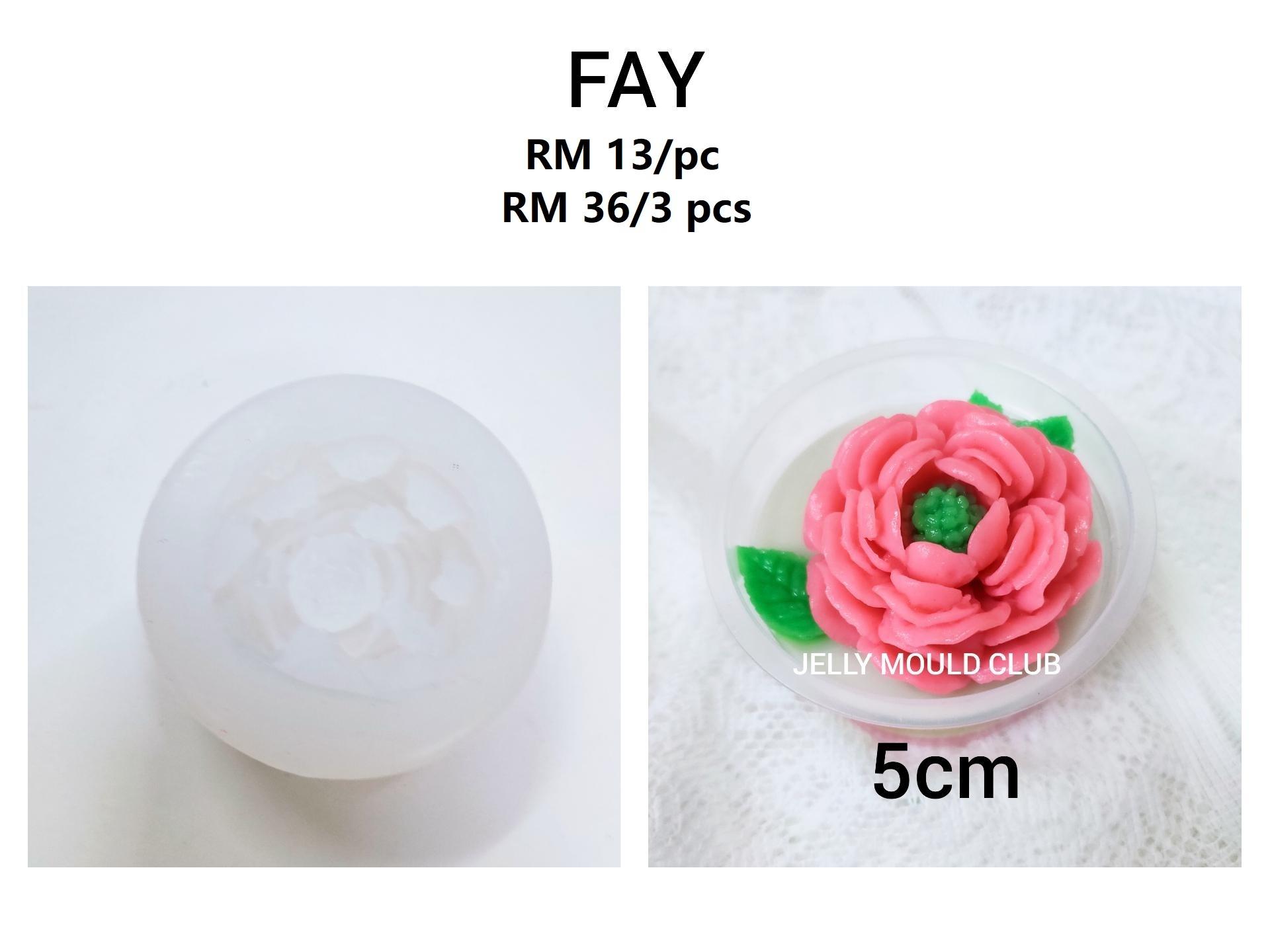 FAY 花模 3 pcs@12/pc