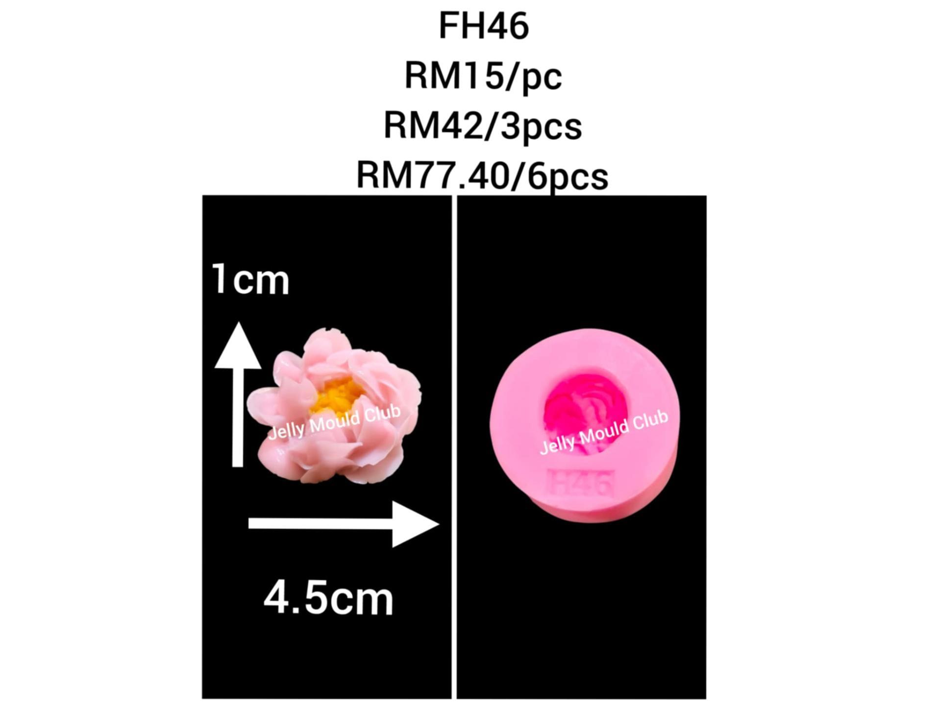 (预购六月中) FH46 韩式花 3 pcs@RM 14/pc