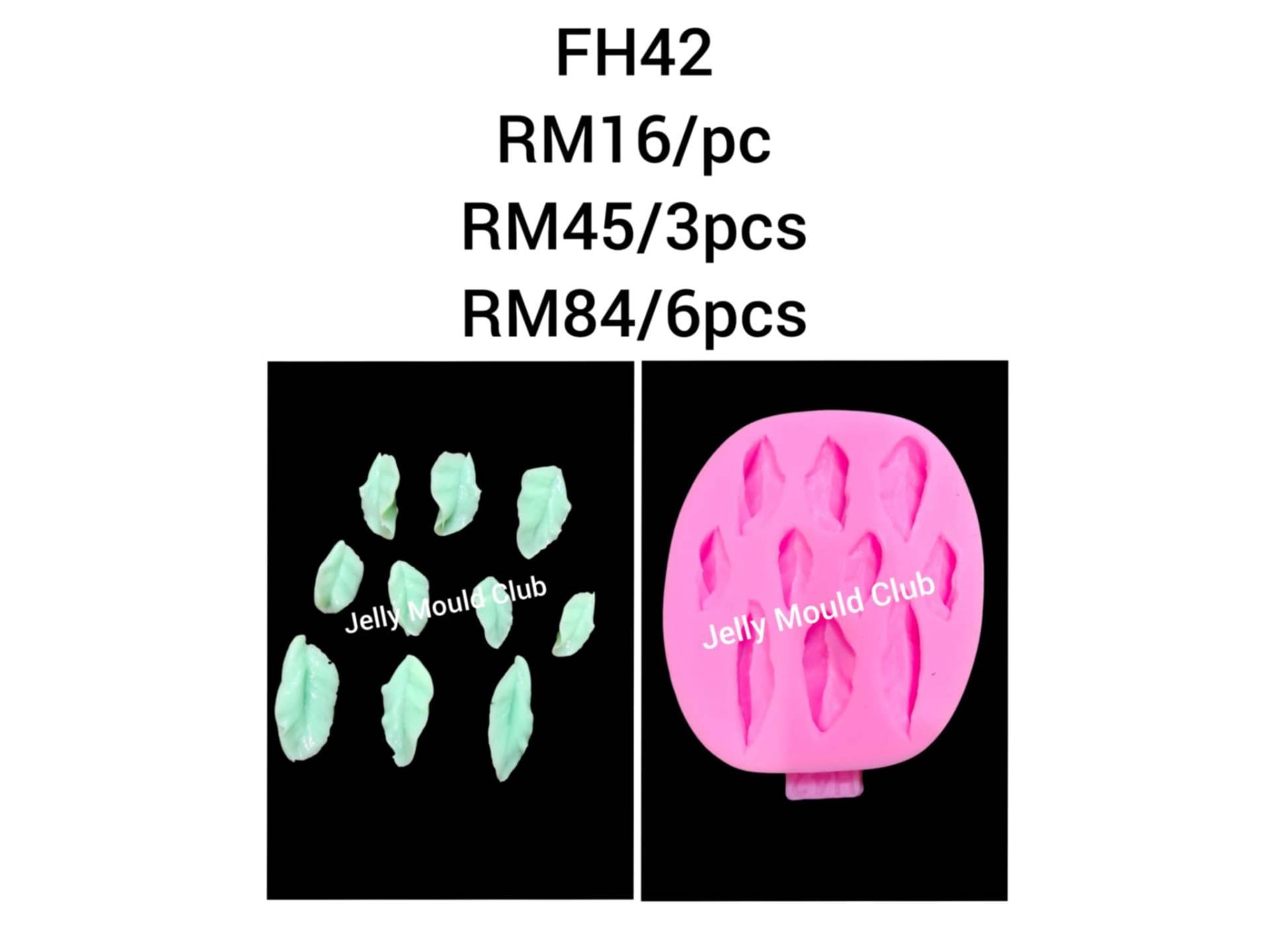 (预购六月中) FH42 韩式花叶子 6 pcs@RM 14/pc
