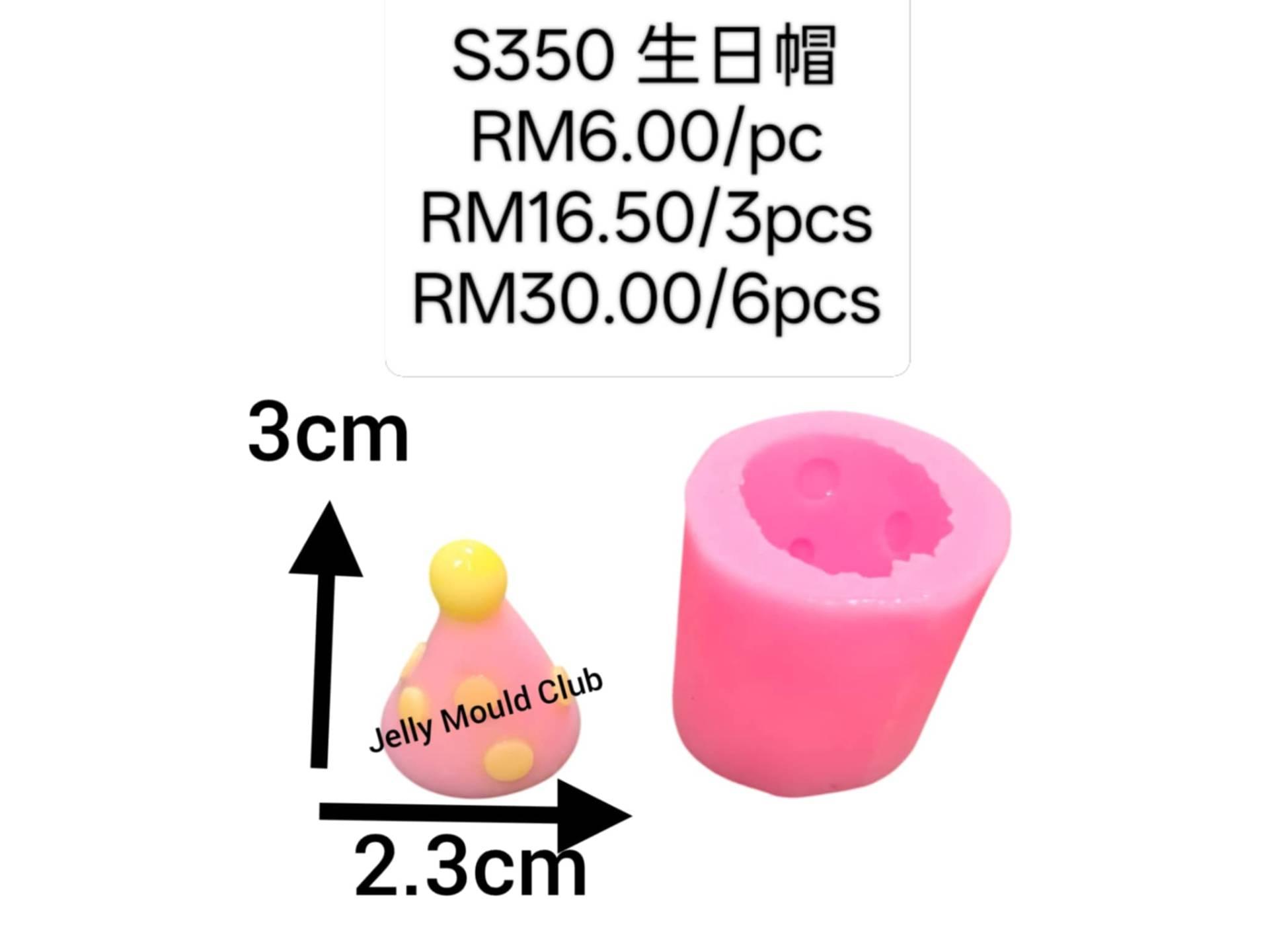 S350 生日帽 6 pcs@RM 5/pc