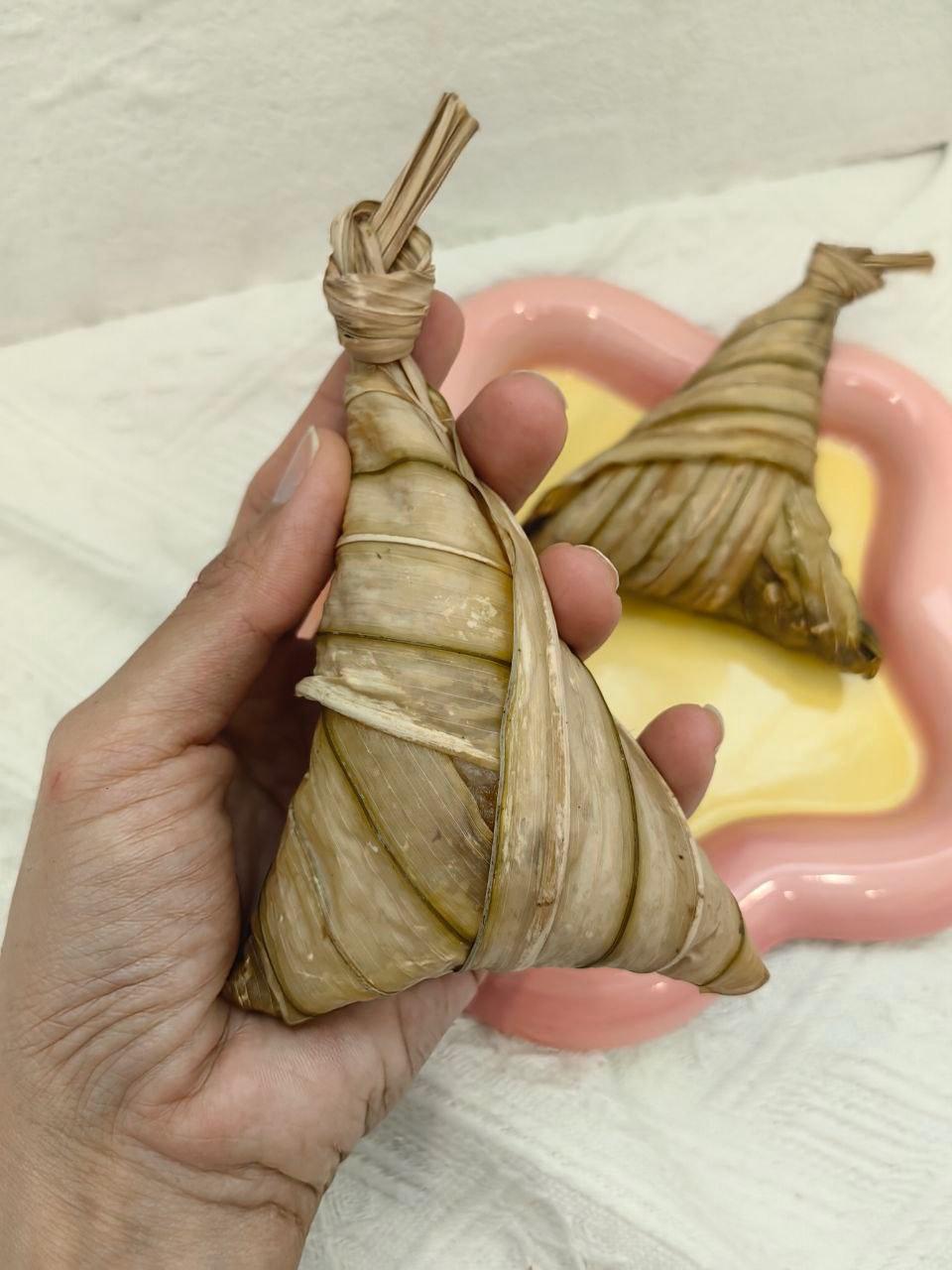 泰国咸蛋肉丝三角粽