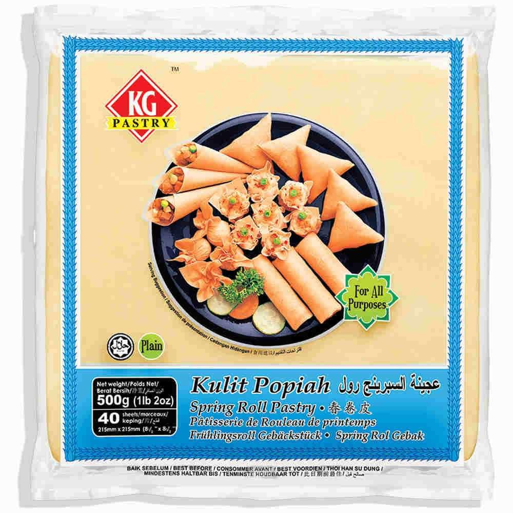 D457 Kg Pastry Spring Roll Pastry 8.5" / 8.5” 春卷皮 - 500g