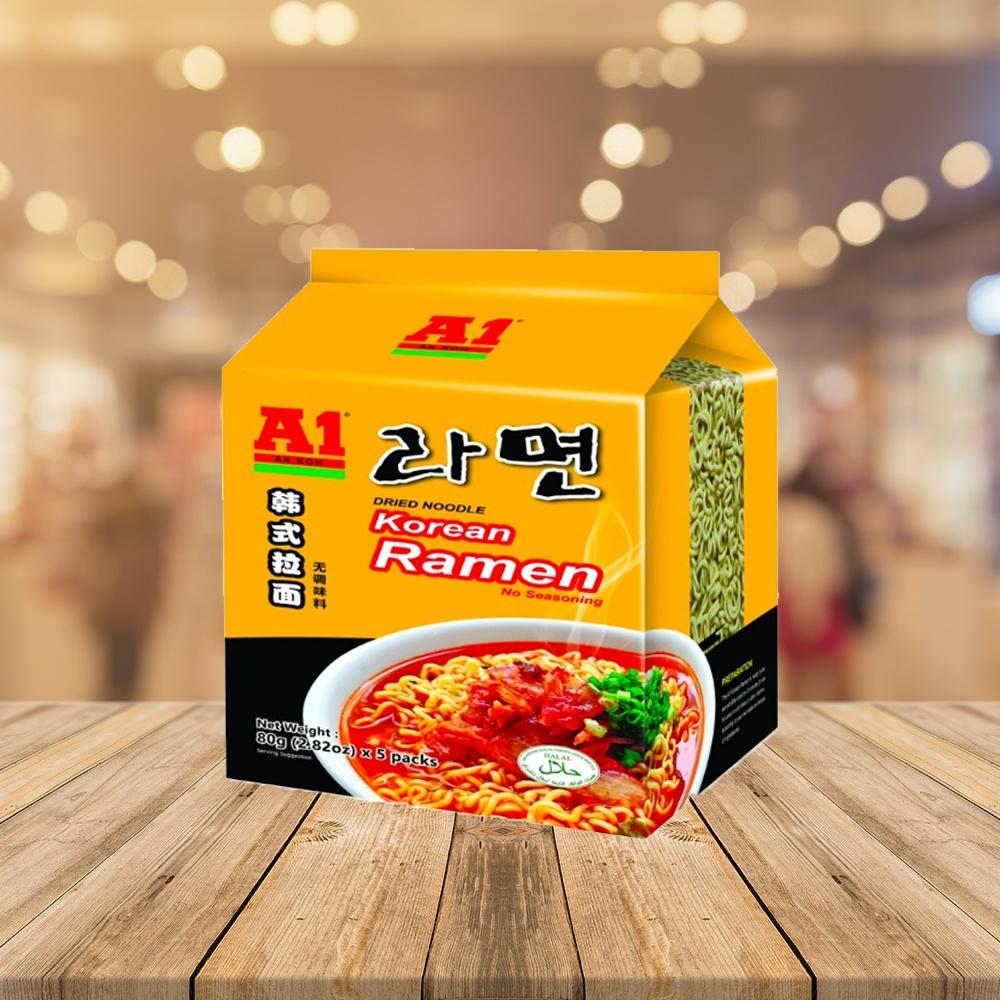J019 A1 Korean Ramen (No Seasoning) / A1韩式拉面 - 400g