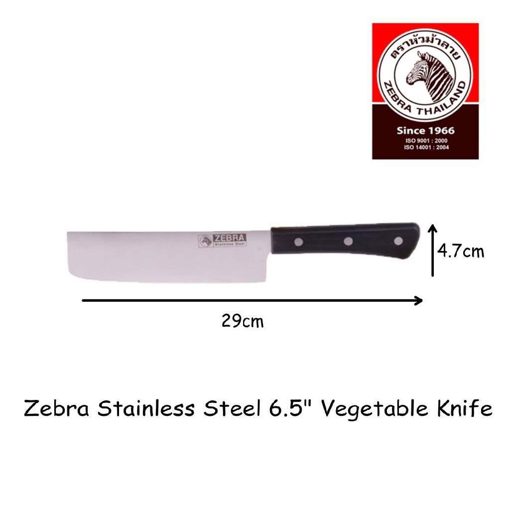 (100% Original) Zebra Thailand Stainless Steel 6.5" Chef Vegetable Knife