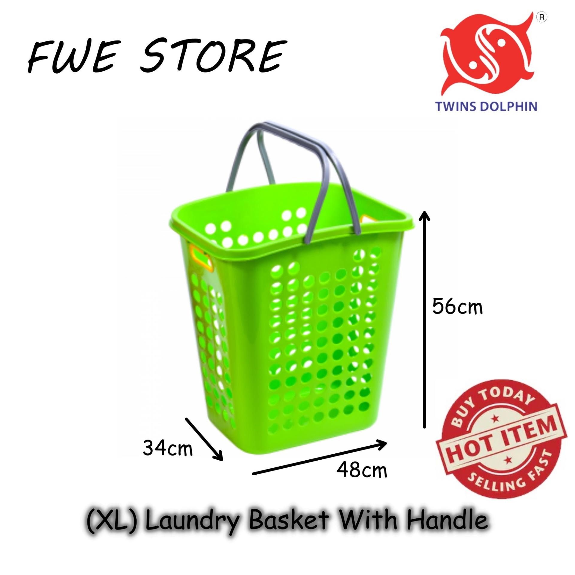 Twins Dolphin XL Laundry Basket With Handle GH8917