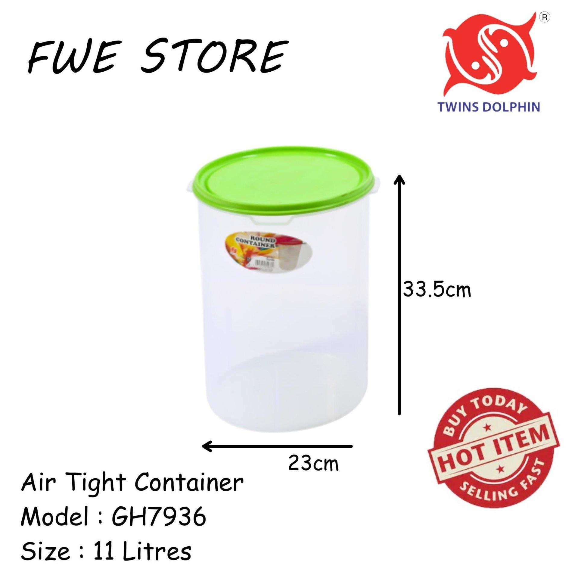 Twins Dolphin 11 Litres Air Tight Container/Rice Container / Snack Container -GH7936