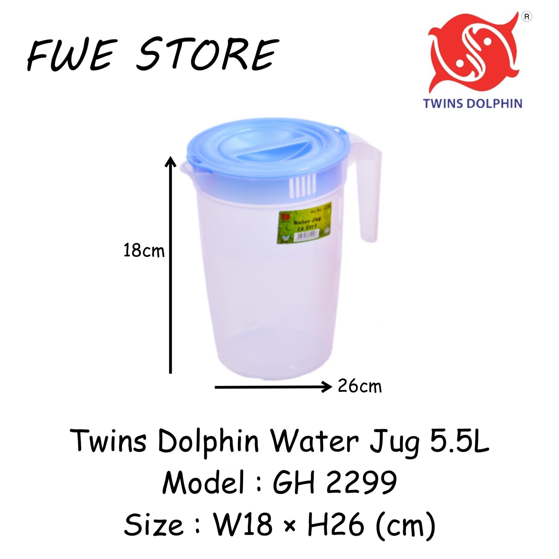Twins Dolphin Water Jug 4L / Cooler / Water Pitcher / Jug With Handle GH2299