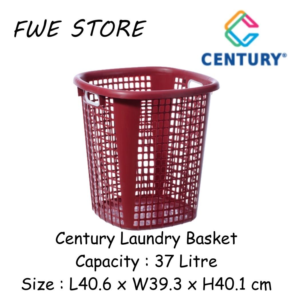 Century Square Laundry Basket / Bakul Segiempat / Storage Basket / Round Basket 408C (37 Litre).