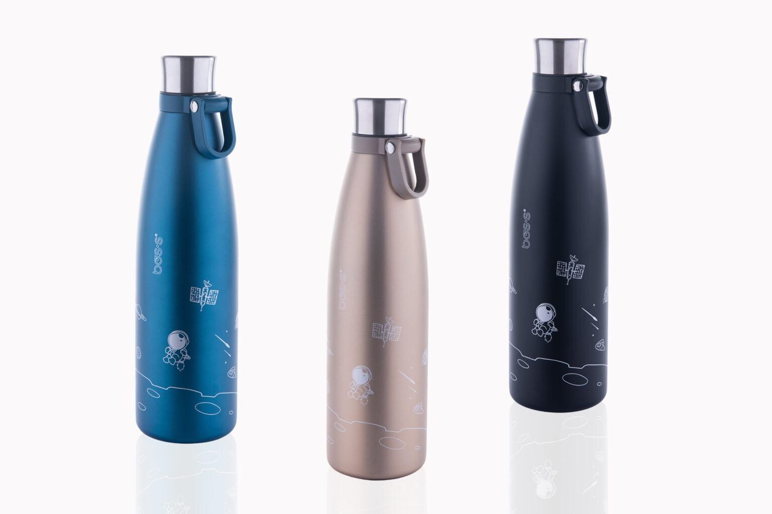 1000ML "BOS'S" Stainless Steel Travel Vacuum Bottle