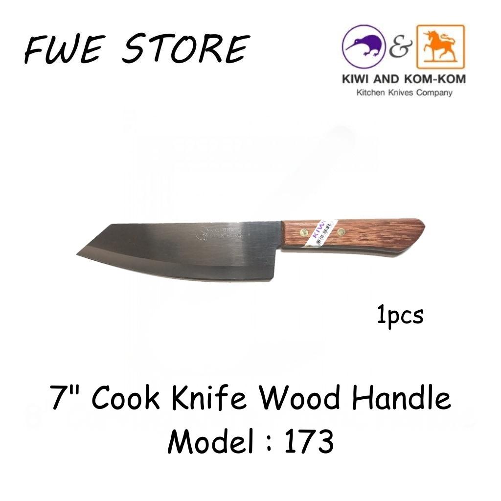 Original Thailand Kiwi 7" Cook Knife Wood Handle 173