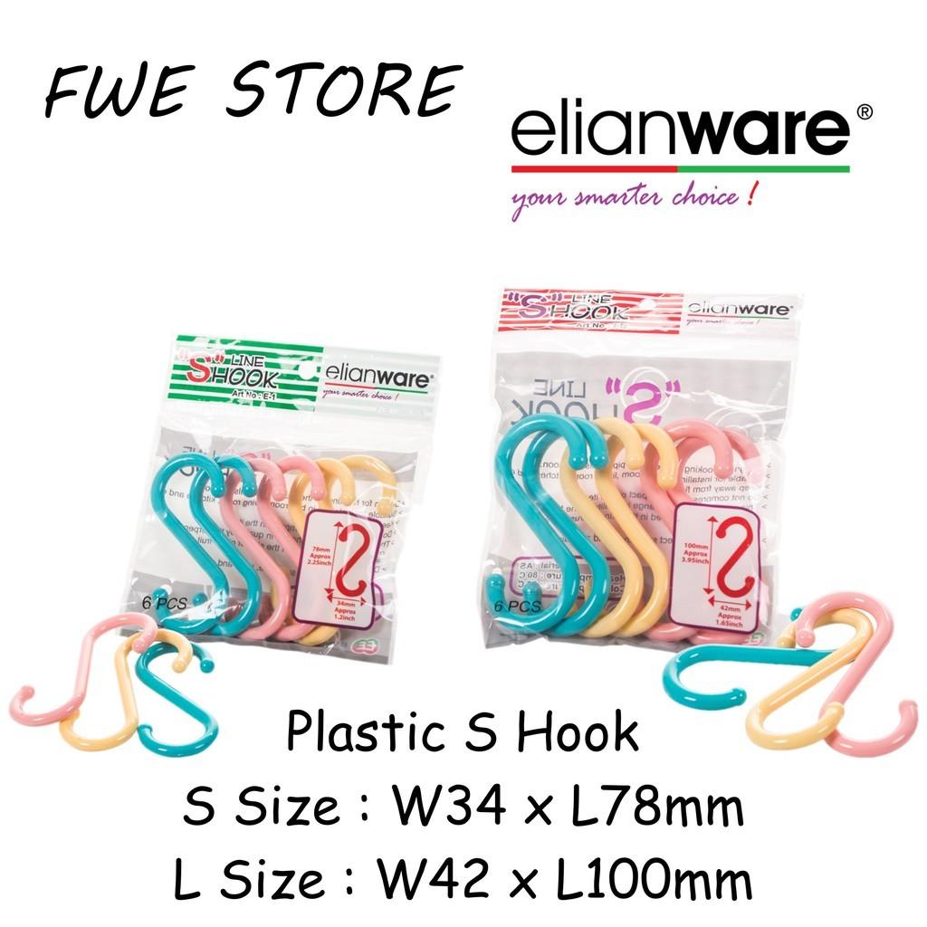 Elianware Plastic S Hook (6pcs)