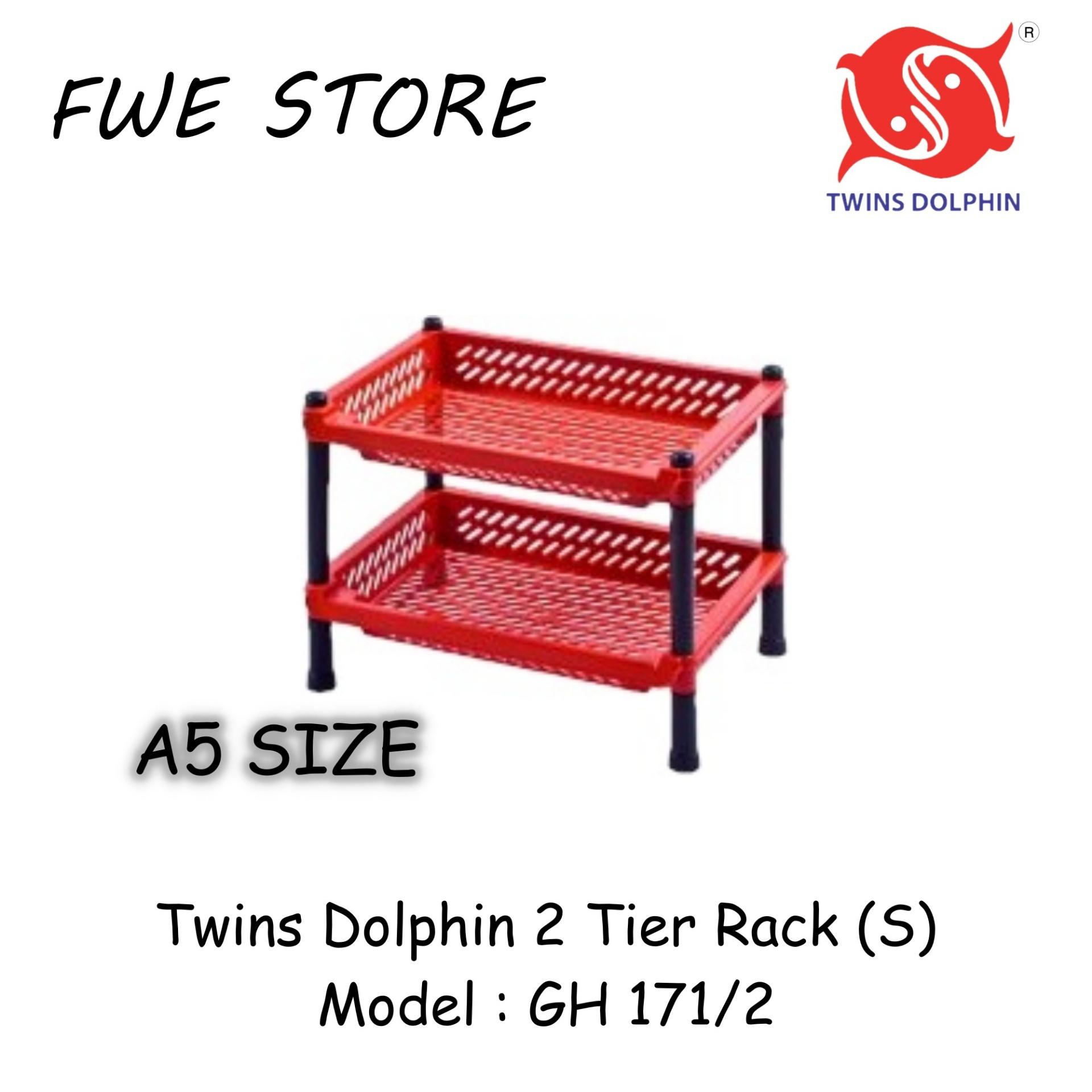 Twins Dolphin Multi Purpose Rack Small Size / Kitchen Rack / Toilet Rack (A5 Size)