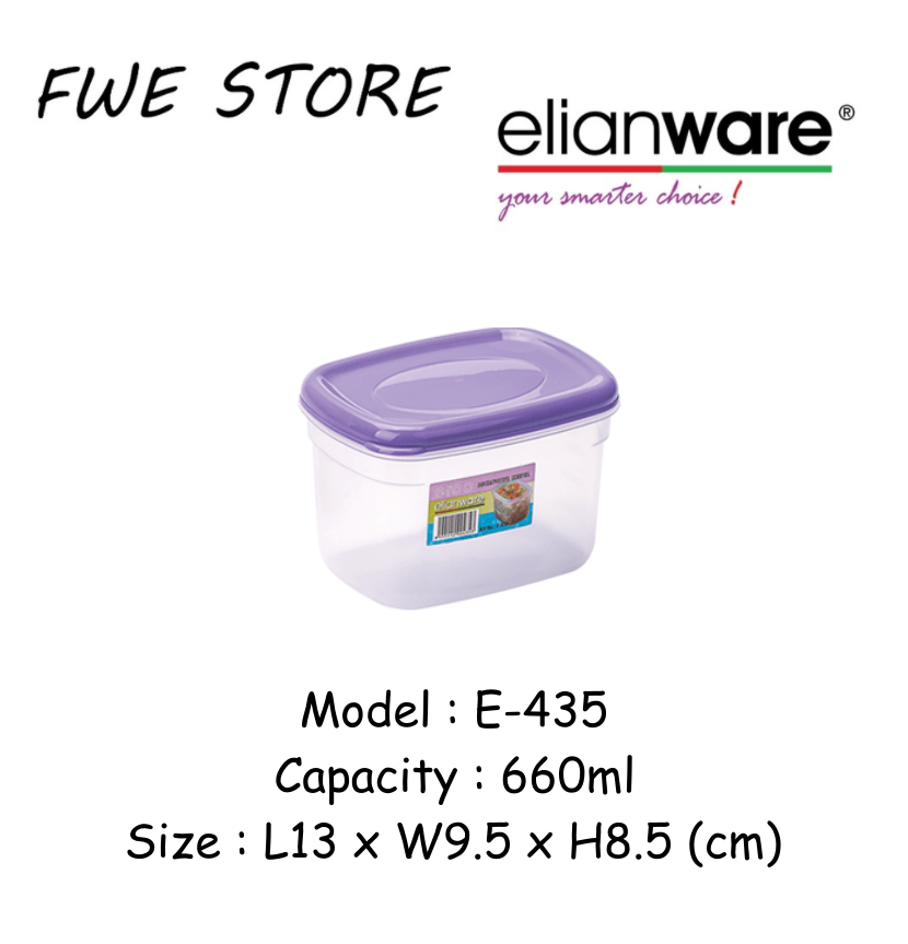 Elianware Microware Keeper / Lunch Box  660ml
