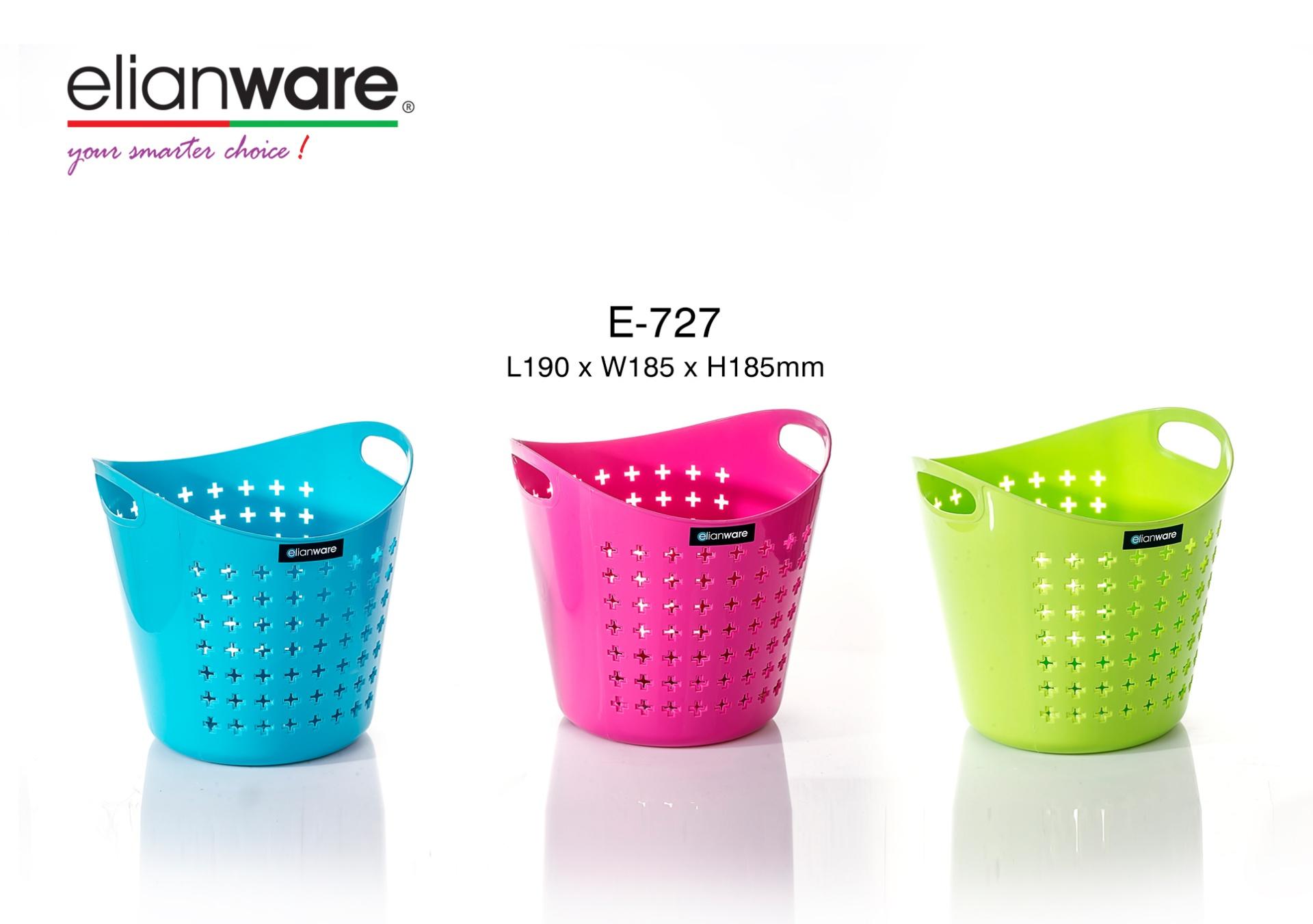 Elianware Multi-Purpose PE Round Basket / Shopping Basket / Bakul
