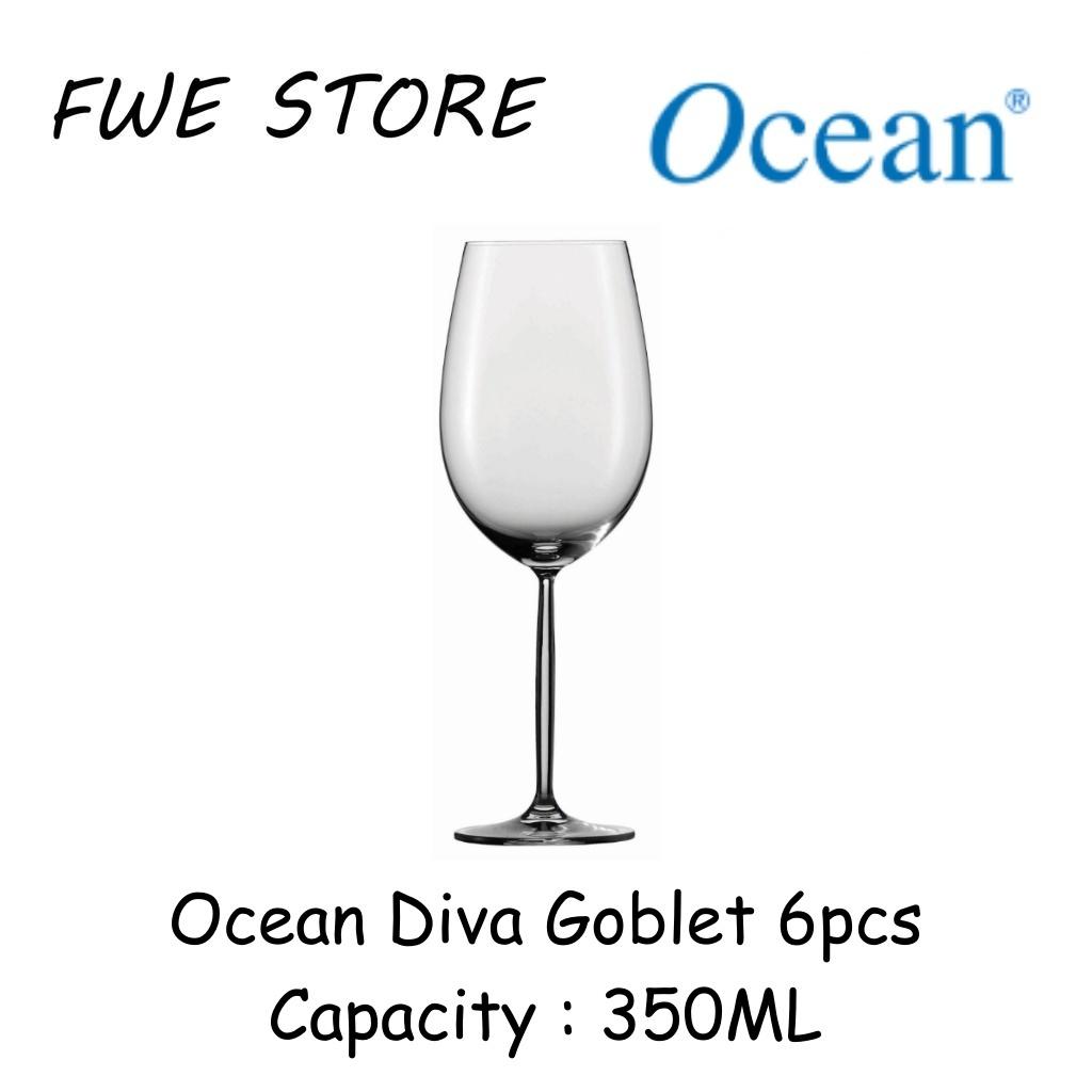 Ocean Glassware 1003G12 Diva Goblet Set of 6pcs