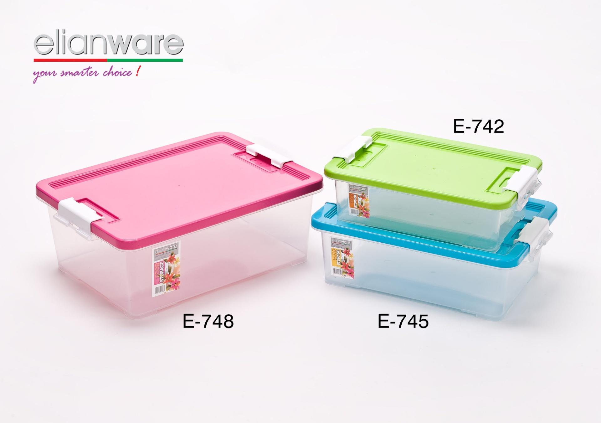 Elianware Food Storage Box Square/ Food Storage Container / Bekas Simpan Makanan