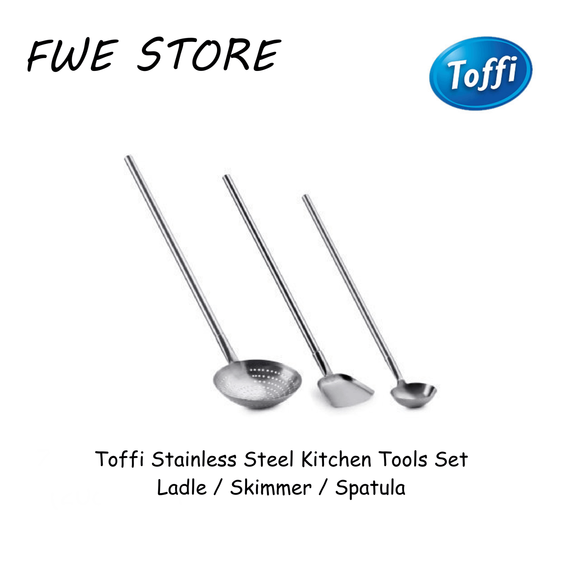 Toffi 18.8 Stainless Steel Kitchen Tools Long Ladle