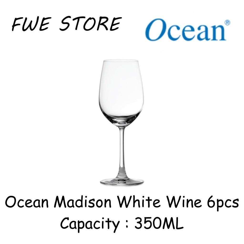 Ocean Glassware 1015W12 Madison White Wine Set of 6pcs - 350ml