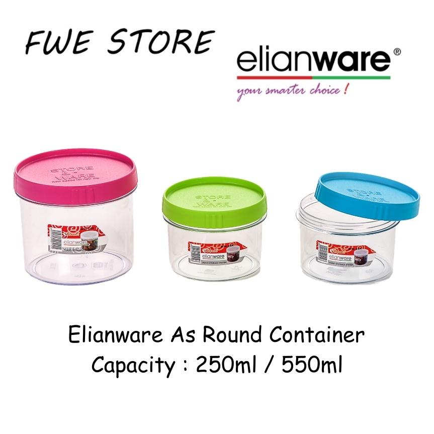 Elianware As Round Container ( 250ml / 550ml  / 1000ml )