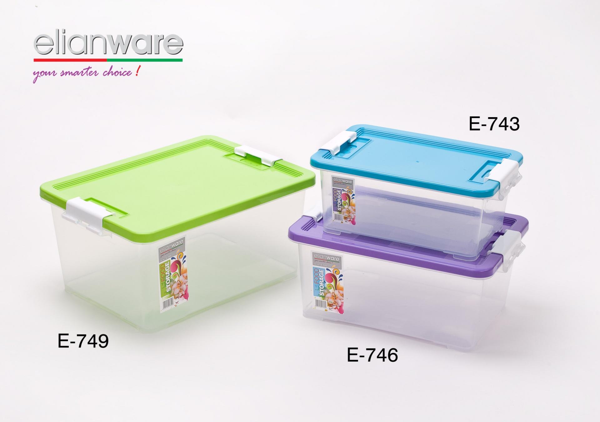 Elianware Food Storage Box Square/ Food Storage Container / Bekas Simpan Makanan