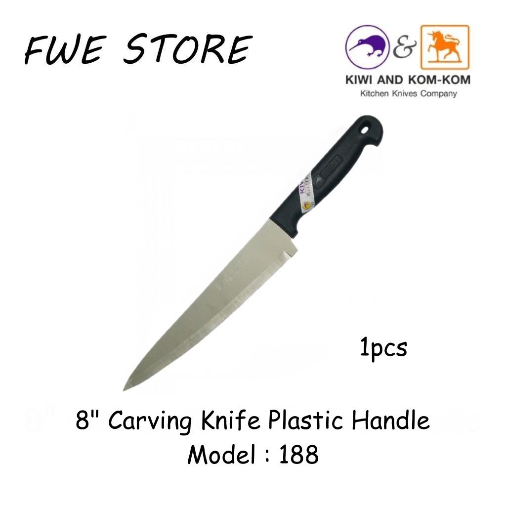 Original Thailand Kiwi 8" Carving Knife Plastic Handle 188