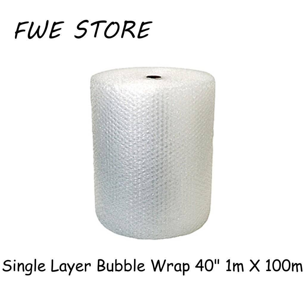 FWE STORE Single Layer Bubble Wrap / Air Bubble / 泡泡纸 1m X 100m