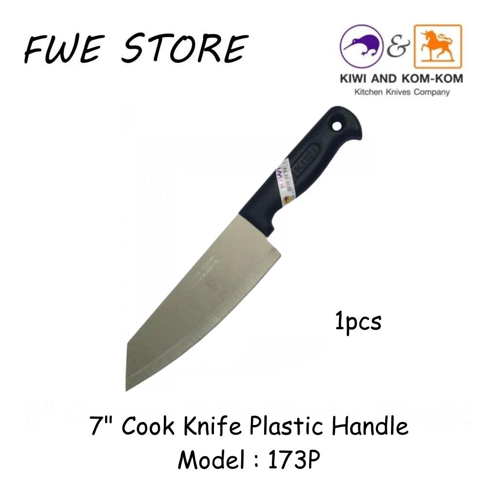Original Thailand Kiwi 7" Cook Knife Plastic Handle 173P