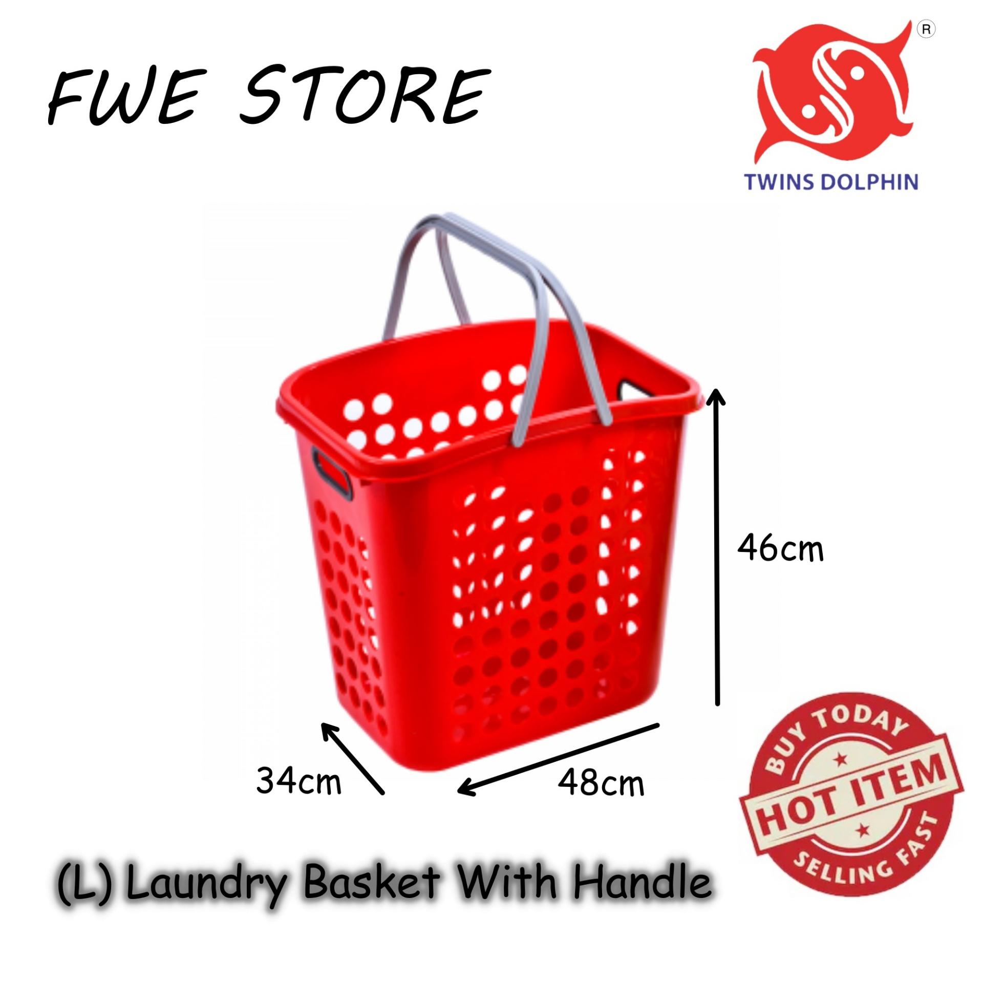 Twins Dolphin Large Laundry Basket With Handle GH8916