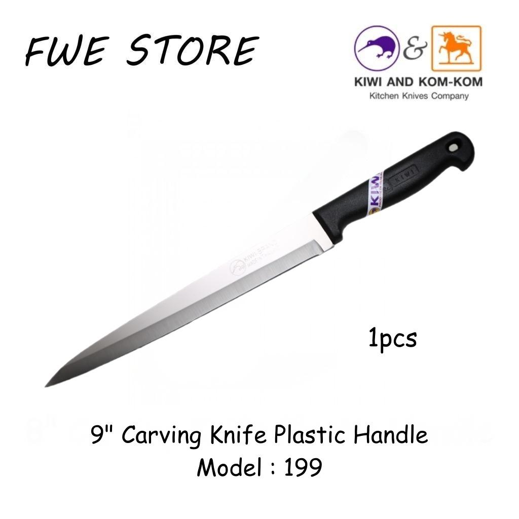 Original Thailand Kiwi 9" Carving Knife Plastic Handle 199