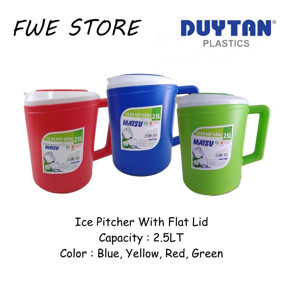 MATSU Thermo Jug Ice Pitcher With Flat Lid / Cooler / Water Jug (1.5LT / 2.5LT)