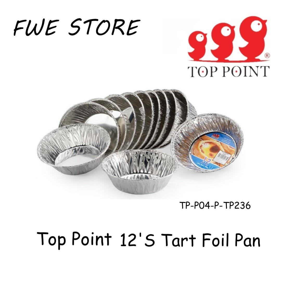 TOP POINT 12'S Tart Foil Pan / Acuan Kek