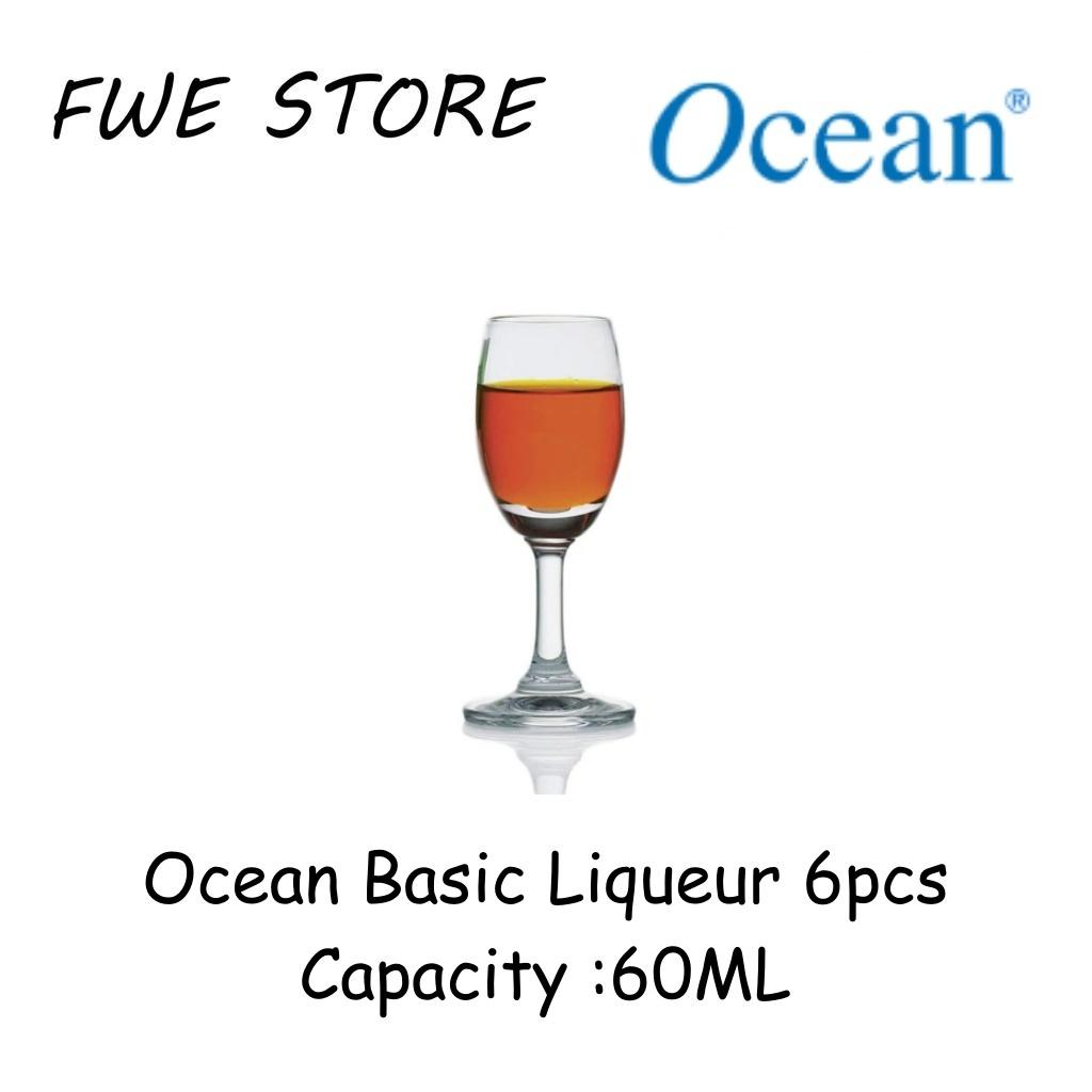 Ocean Glassware 1001L02 2OZ Basic Liqueur Set of 6pcs - 60ML