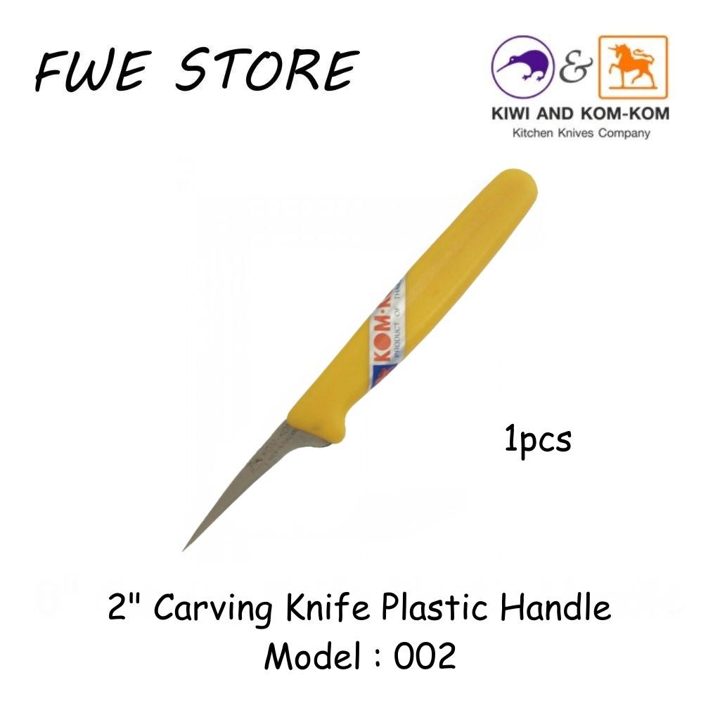 Original Thailand Kiwi 2" Carving Knife Plastic Handle 002
